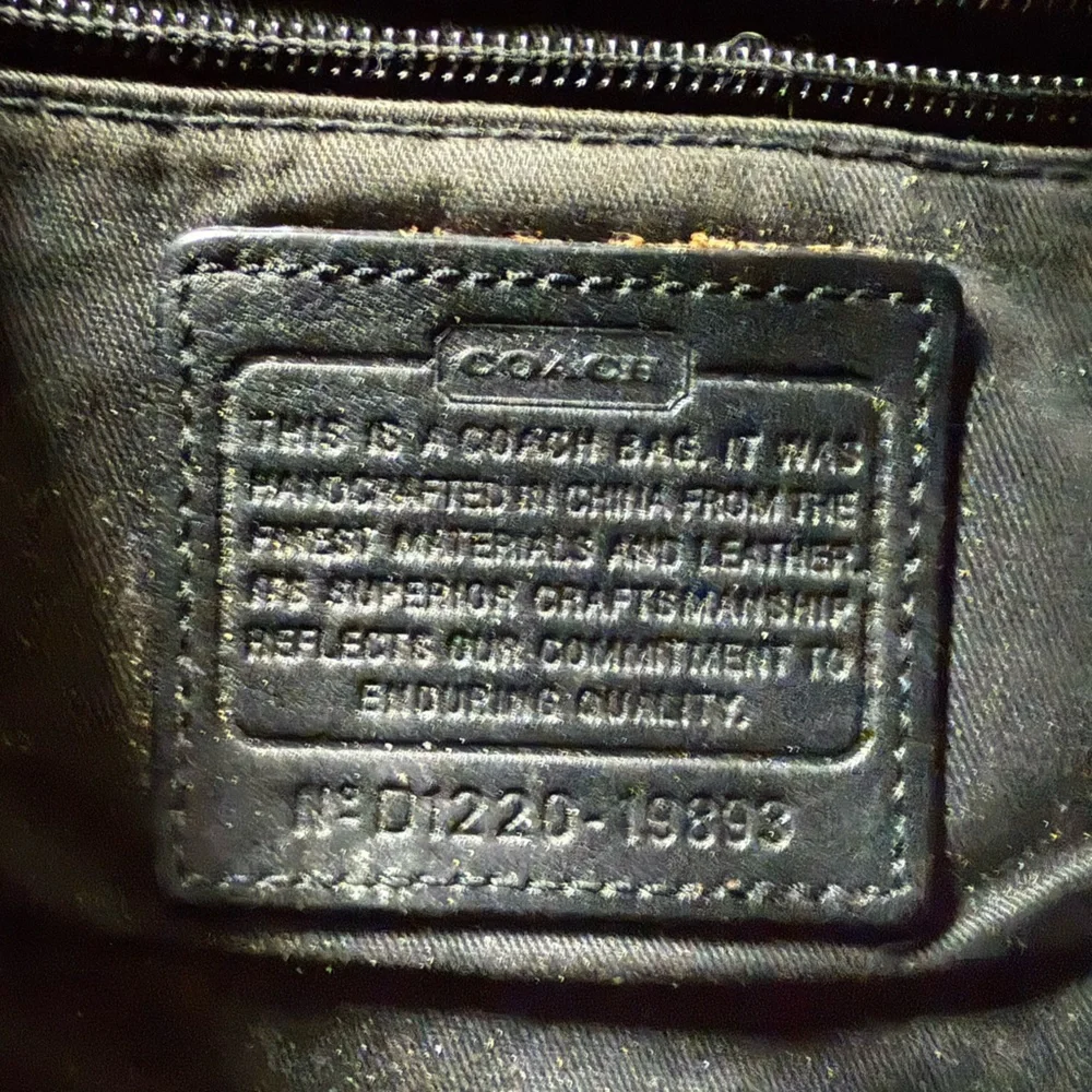 COACH Legacy Black Leather shoulder/crossbody bag